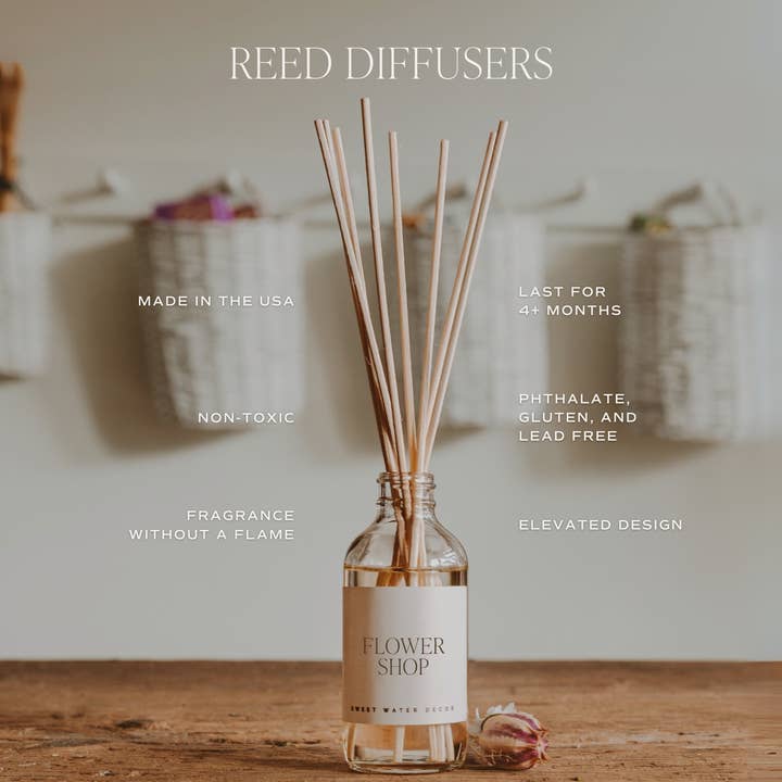 Sweet Water Decor - Wholesale Reed Diffuser - Coastal Lemon Reed Diffuser - Gifts & Home Decor4