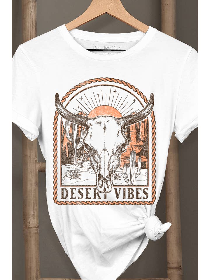BouTeeQue Closet - Wholesale Screen Printed T-Shirt - Women's - BT1381 T DESERT VIBES3