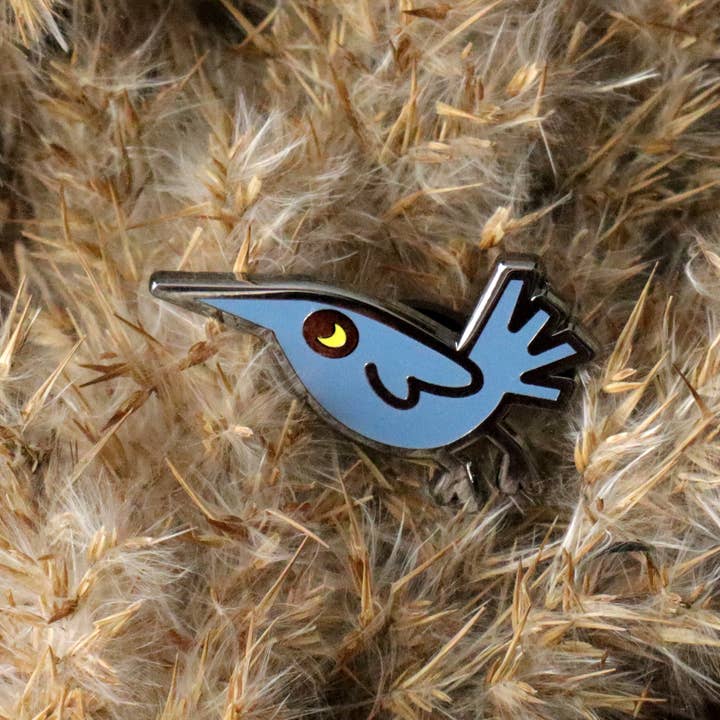 JelArts - Wholesale Lapel Pin/Button - Little Crow - Enamel Pin2