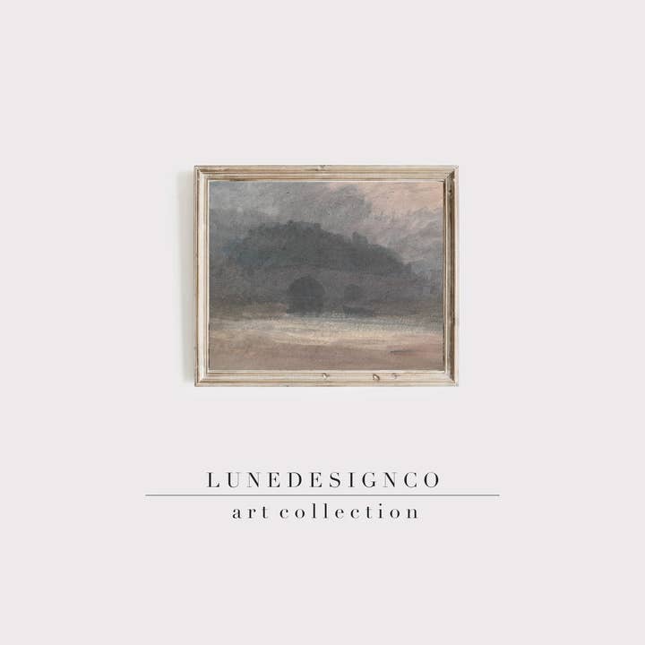 Stampa Paesaggio Marrone Nero 2 per la vendita all'ingrosso da parte di Lunedesignco