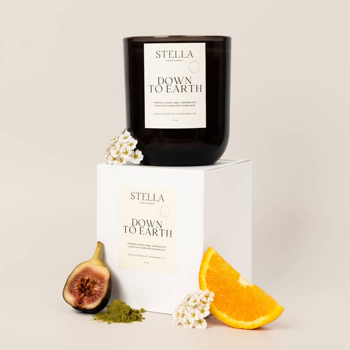 Stella Candle Company - Wholesale Jar/Filled Candle - Down to Earth0