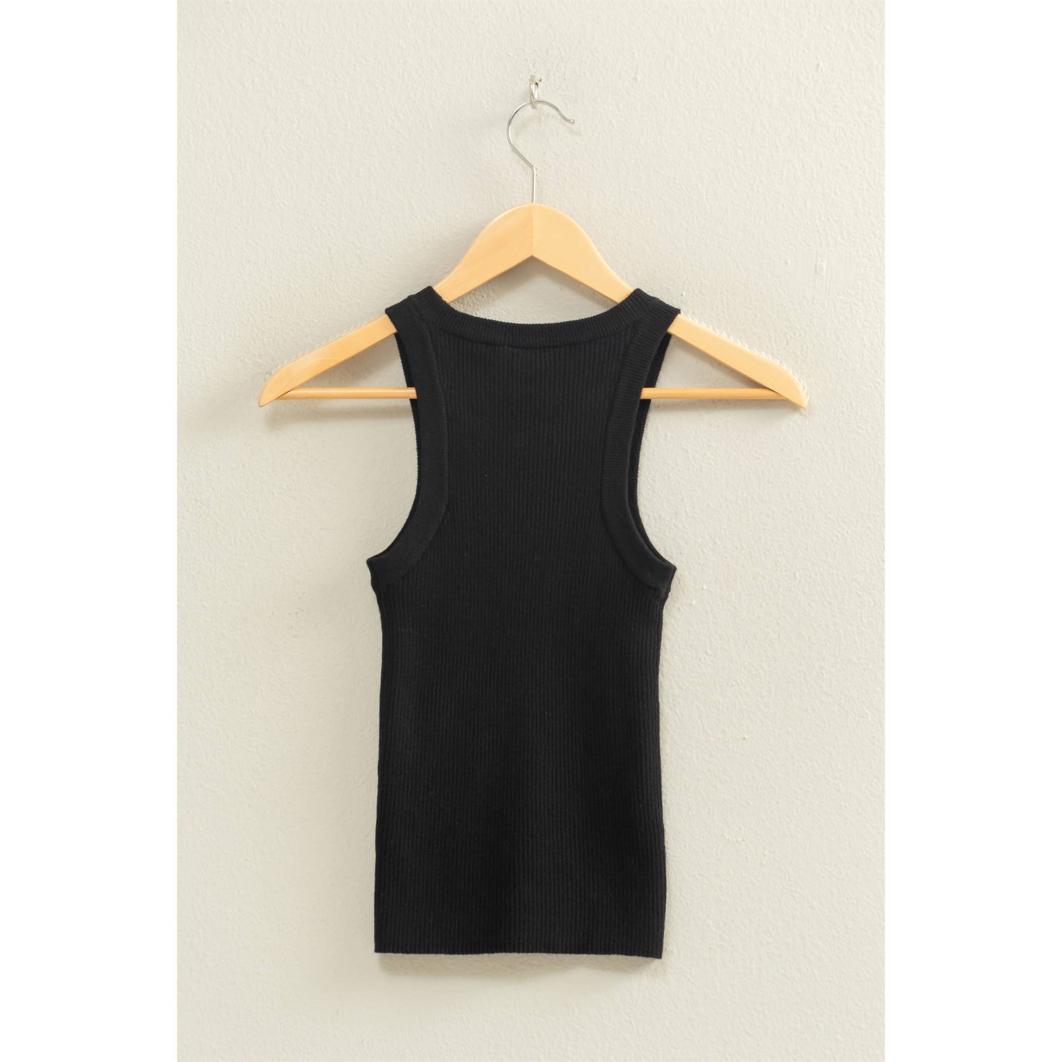 Double Zero - Wholesale Tank Top - Women's - Ribbed Knit Tank Top1