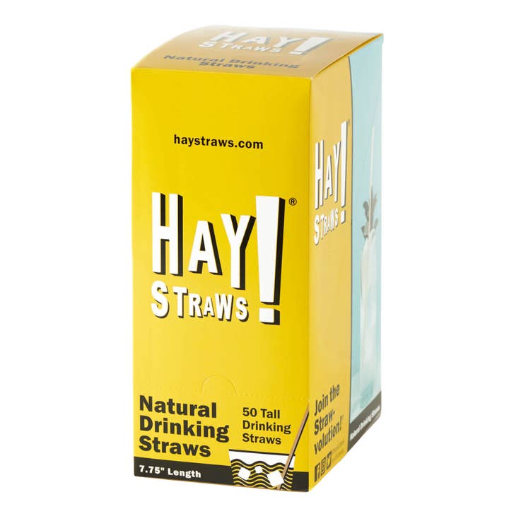 Hay Straws - Wholesale Drinking Straw - HAY Straws 50 Pack Case - 10 units9