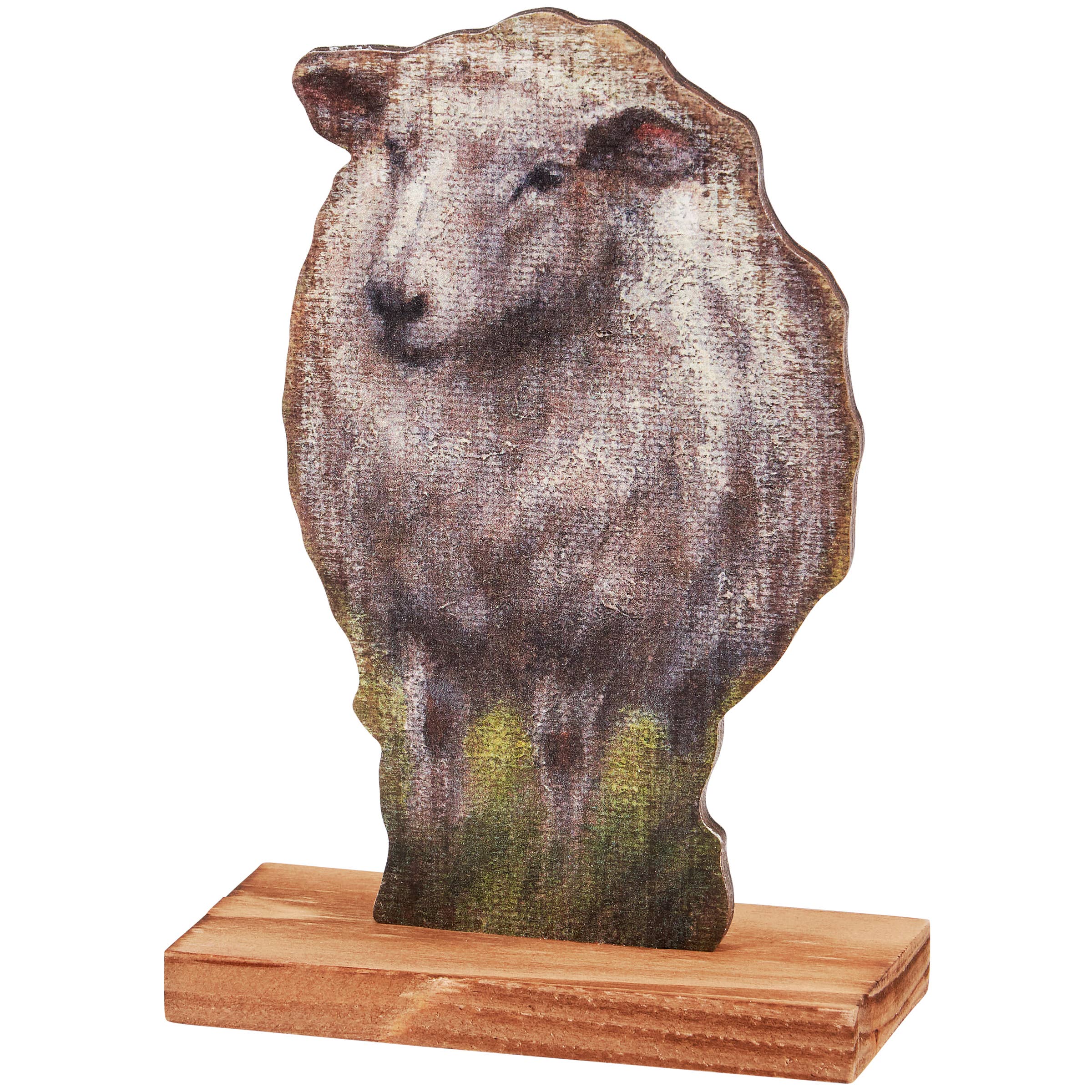 Primitives by Kathy - Wholesale Decorative Figurine - White Sheep Stand Up0