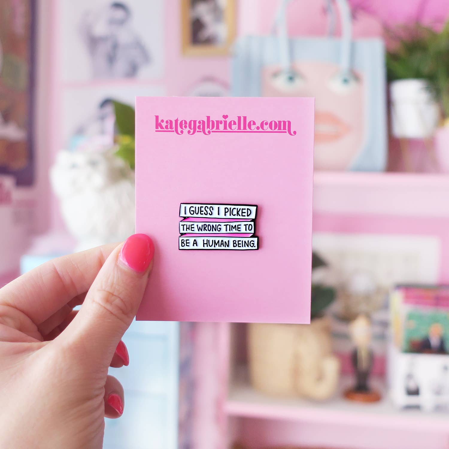 Kate Gabrielle - Wholesale Lapel Pin/Button - Human being enamel lapel pin1