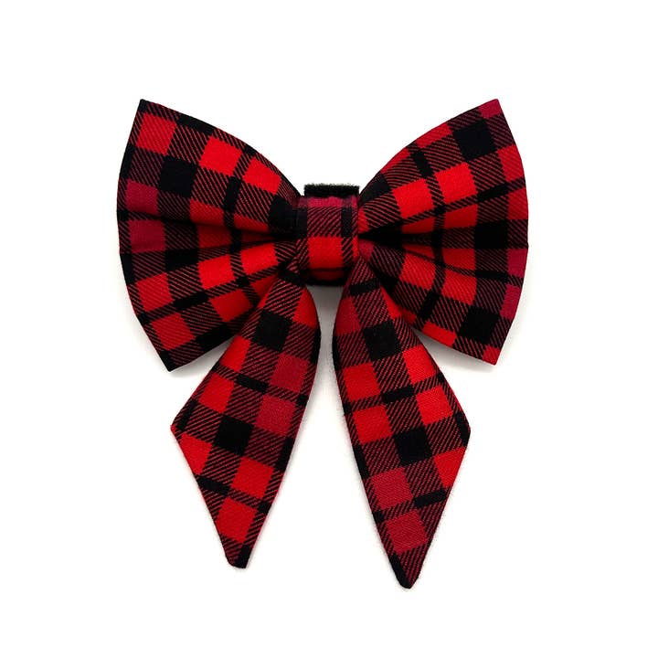 Nœud pour chien Buffalo Plaid Sailor pour la vente par Winthrop Clothing Co.