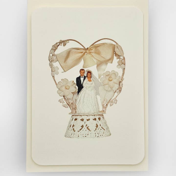 Canonbury Press - Wholesale Wedding Card - Wedding Cake Topper No.4 Greeting Card | Engagement2