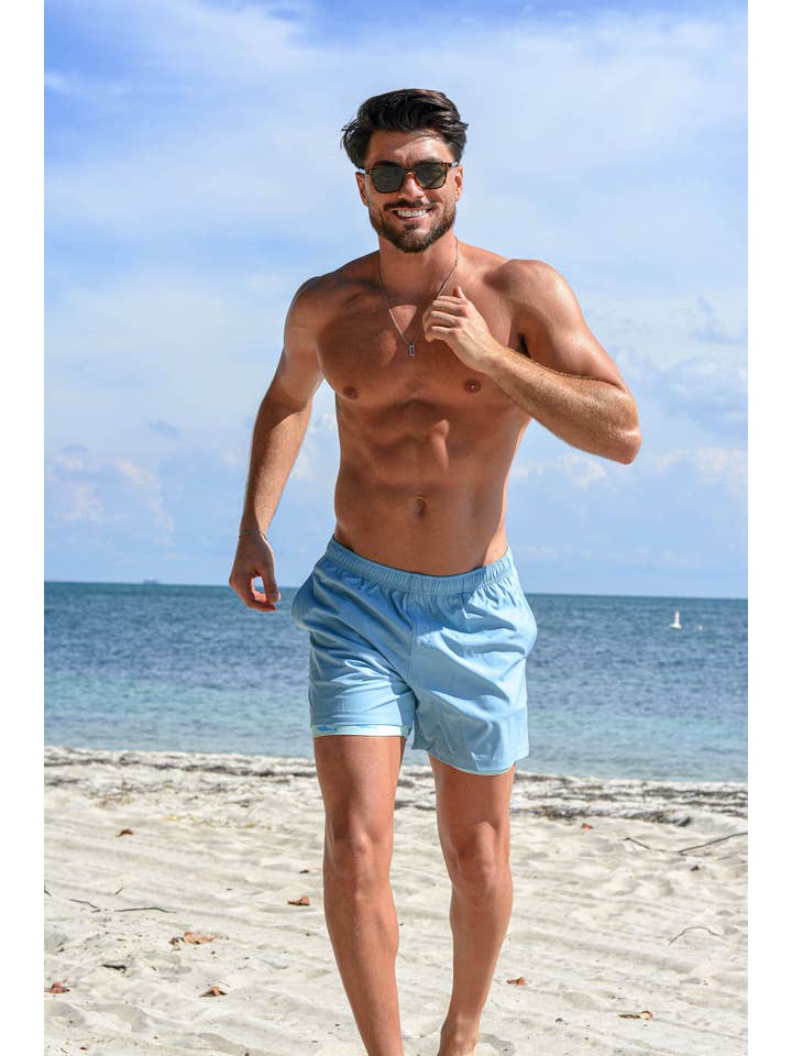 Bermies - Wholesale Athletic Shorts - Men's - Blue (Great White liner)5