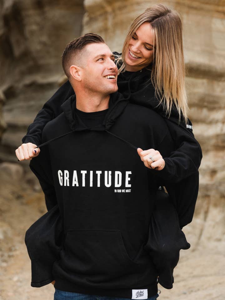 Gratitude Hoodie for wholesale by In God We Must