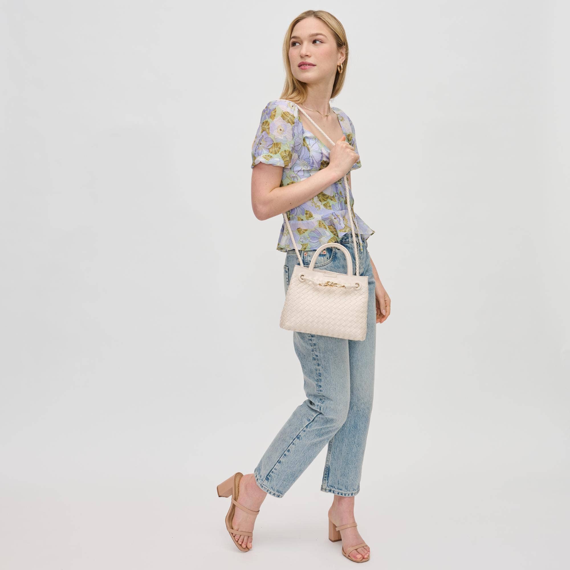 Urban Expressions – bolsa tiracolo - Mulher por atacado – Bolsa Transversal Blakely em Couro Vegano Trançado10