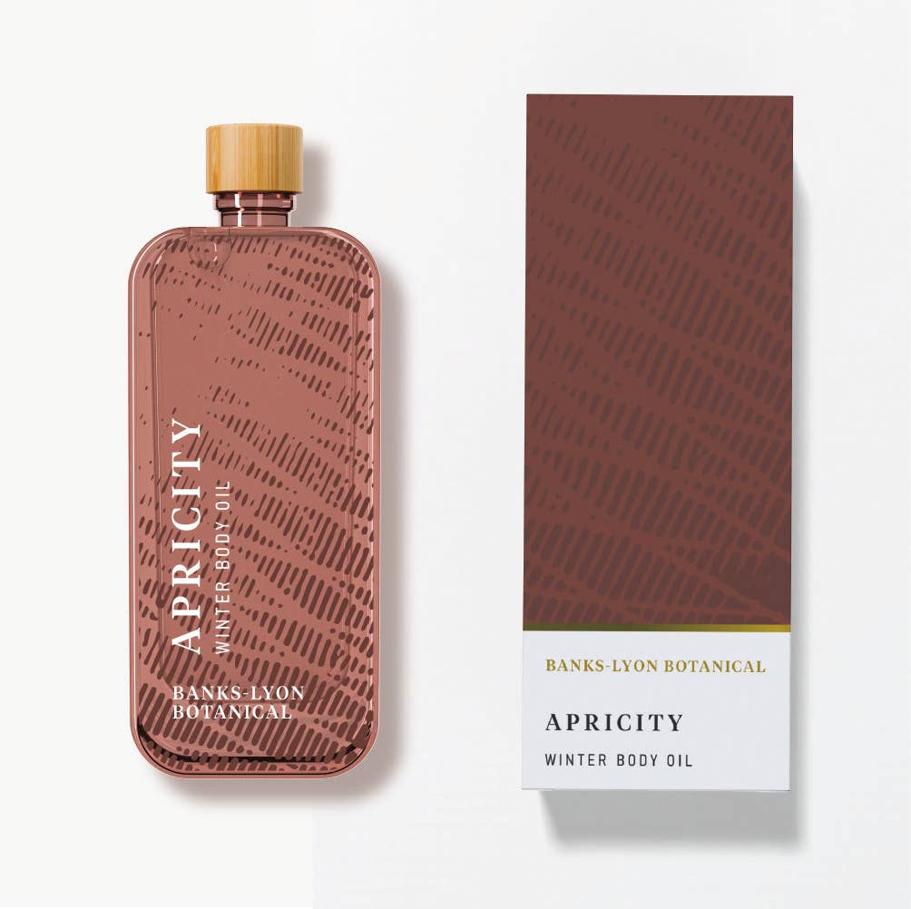 Banks-Lyon Botanical – wholesale Bath/body oil – Apricity, A Winter Body Oil (25ml 0r 50ml)1