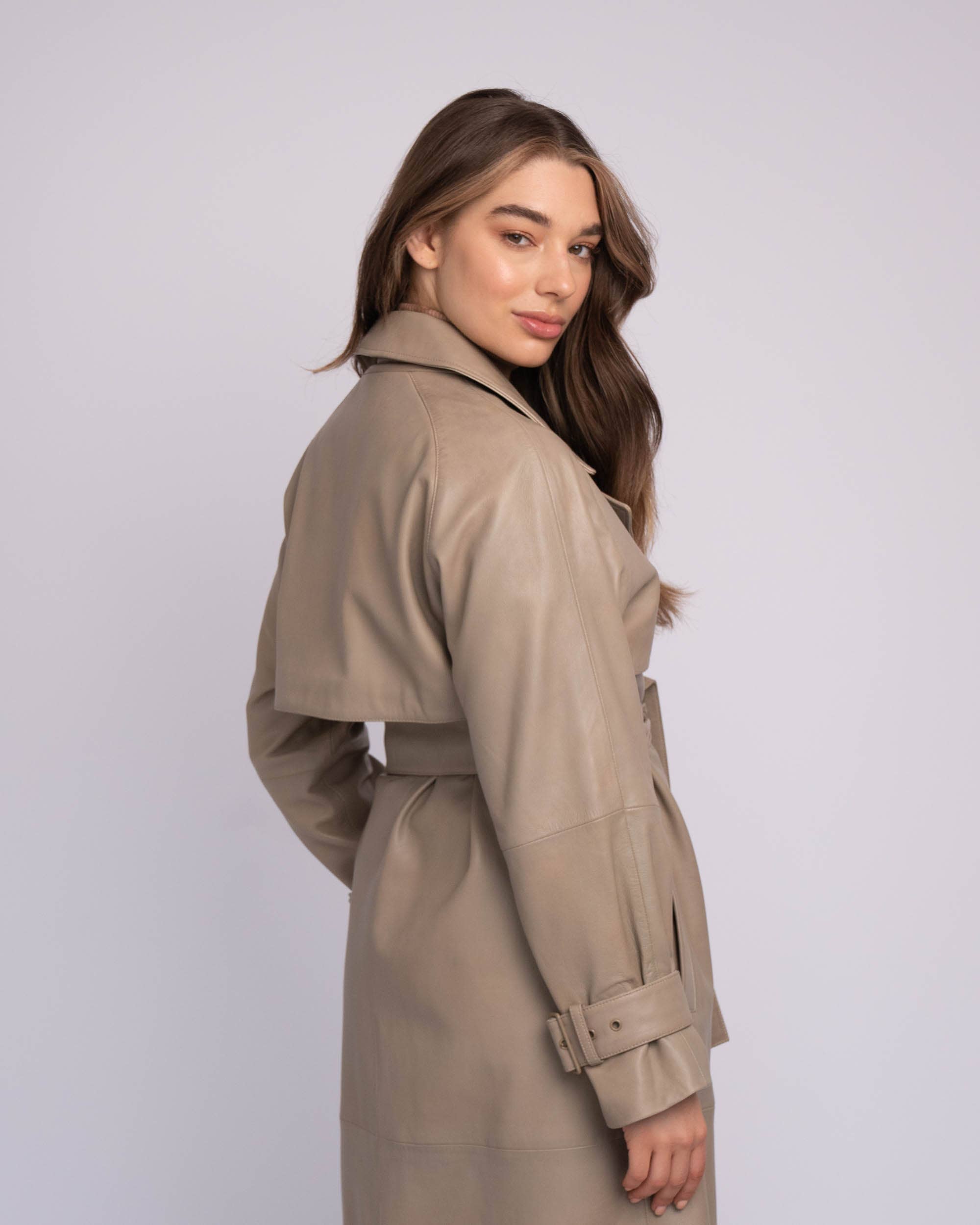 Amsterdam Heritage Leather Belts, Bags, Jackets & Apparel - Wholesale Leather Jacket - Women's - Venice | Leather Trench Coat8