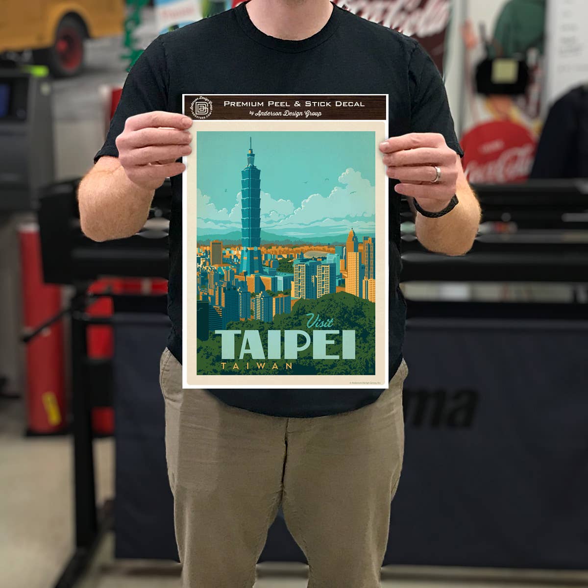 RetroPlanet - Wholesale Wall Decal/Stickers - Visit Taipei Taiwan Wall Decal2