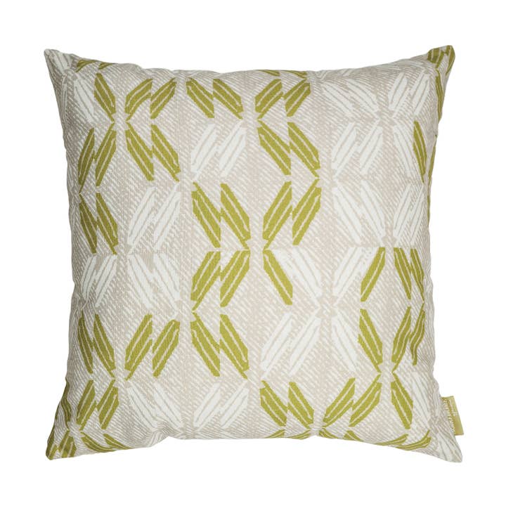 Avocado Beige Peʻa Square Pillowcase for wholesale on Faire2