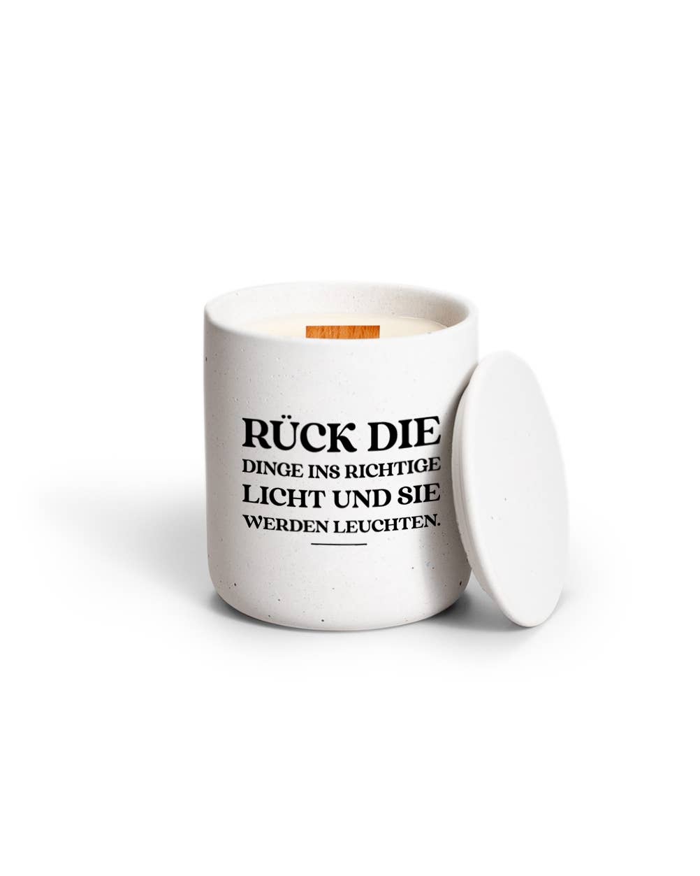 this is not a card game. - Wholesale Jar/Filled Candle - Handgemachte Duftkerze aus Beton "Das richtige Licht"1