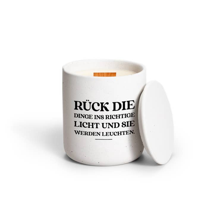 this is not a card game. - Wholesale Jar/Filled Candle - Handgemachte Duftkerze aus Beton "Das richtige Licht"1