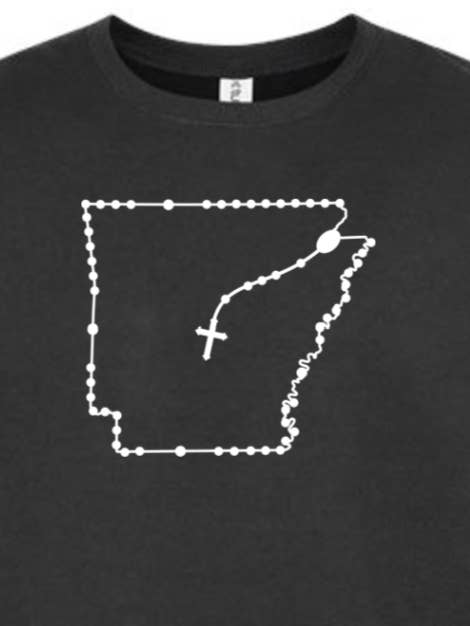 Arkansas Catholic Rosary Crewneck Sweatshirt for wholesale by Sock Religious