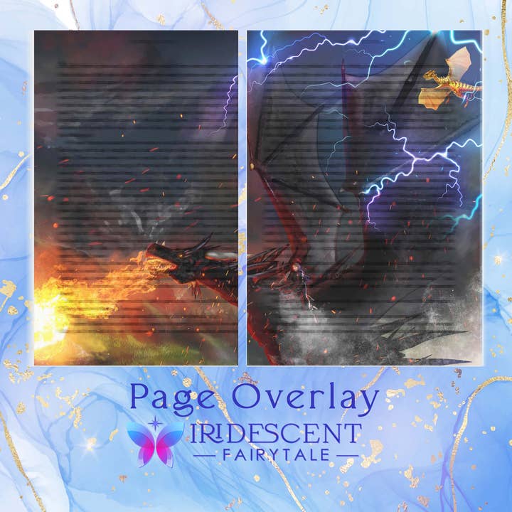 Iridescent Fairytale - Wholesale Display Book - Lightning Wielder Page Overlays - Officially Licensed The Empyrean Merchandise1