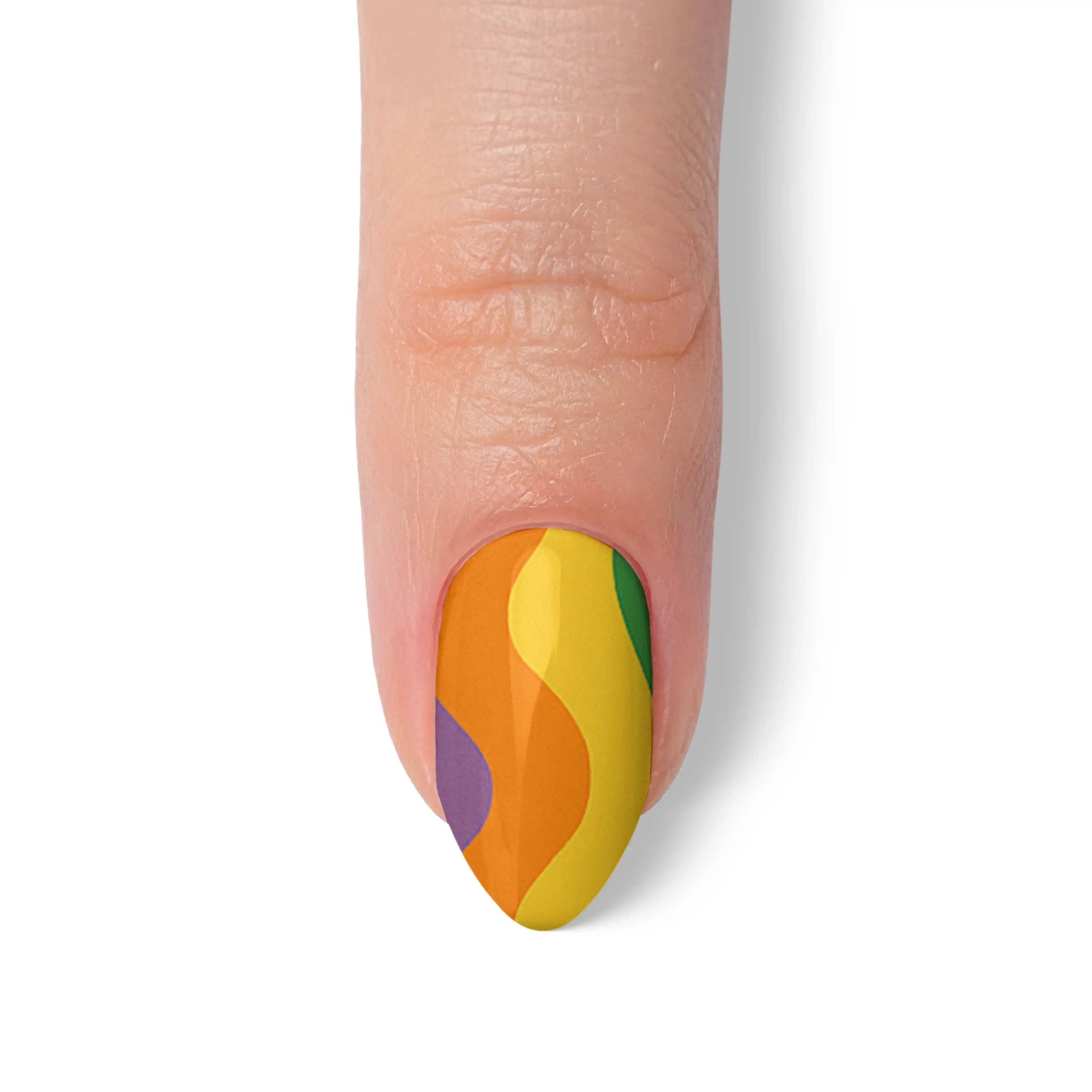 FYNE BODY - Wholesale Press-on/fake nails - Splat-tastic Canvas Creativity Press-On Nails6