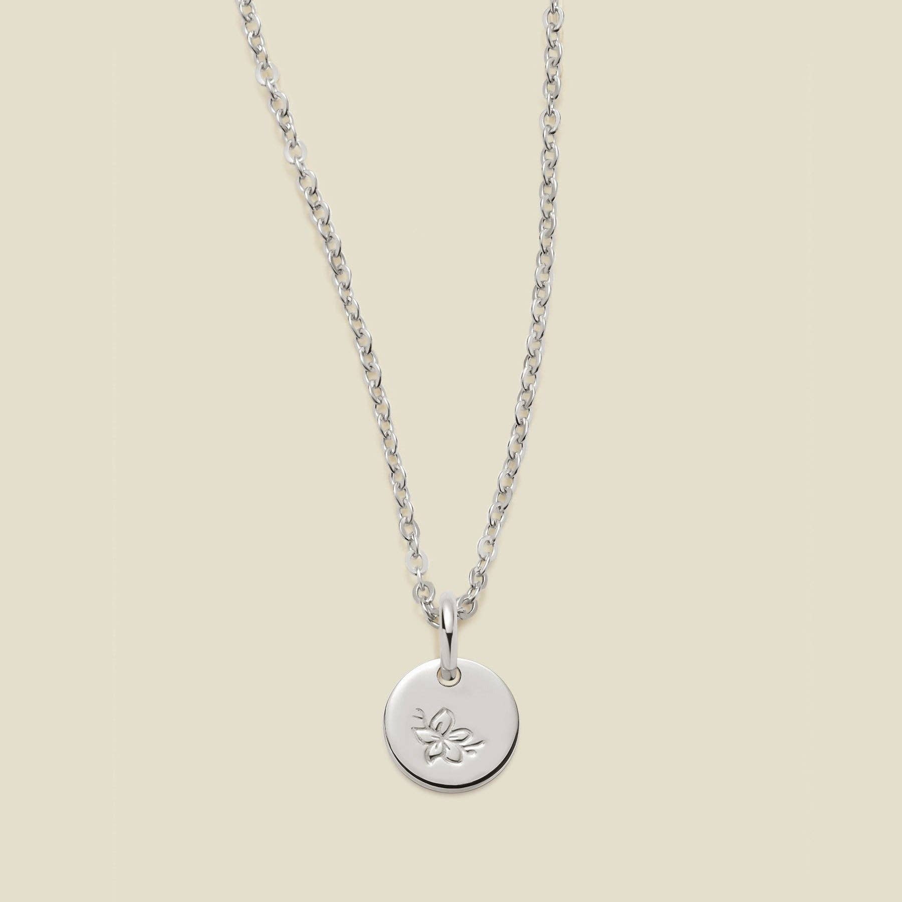 Made By Mary – Großhandel Kette mit Anhänger/Charm – Mini Geburtsblumen-Halskette9