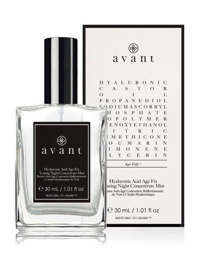 Hyaluronsäure Age Fix Toning Night Concentrate Mist für den Großhandel von Avant Skincare