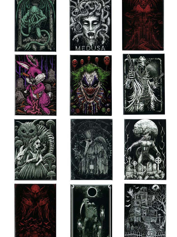 Imanes de metal macabros para venta al por mayor de vampirefreaks