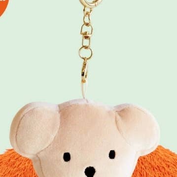 K-Wonderland – Engroshandel Nøglering - Unisex – Miffy, Snuffy og Boris nøgleringe med bløde ansigter og taskepynt5