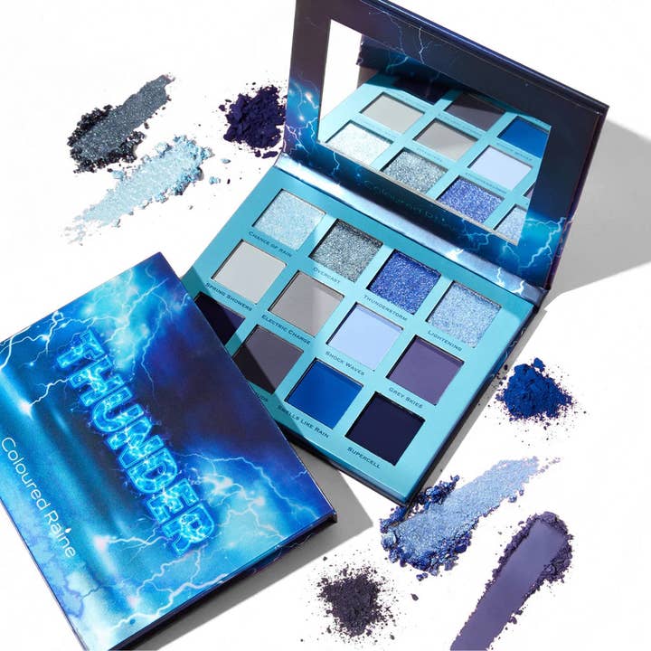 Innovate the Label – wholesale Eyeshadow palette – Coloured Raine Thunder Pressed Pigment Palette