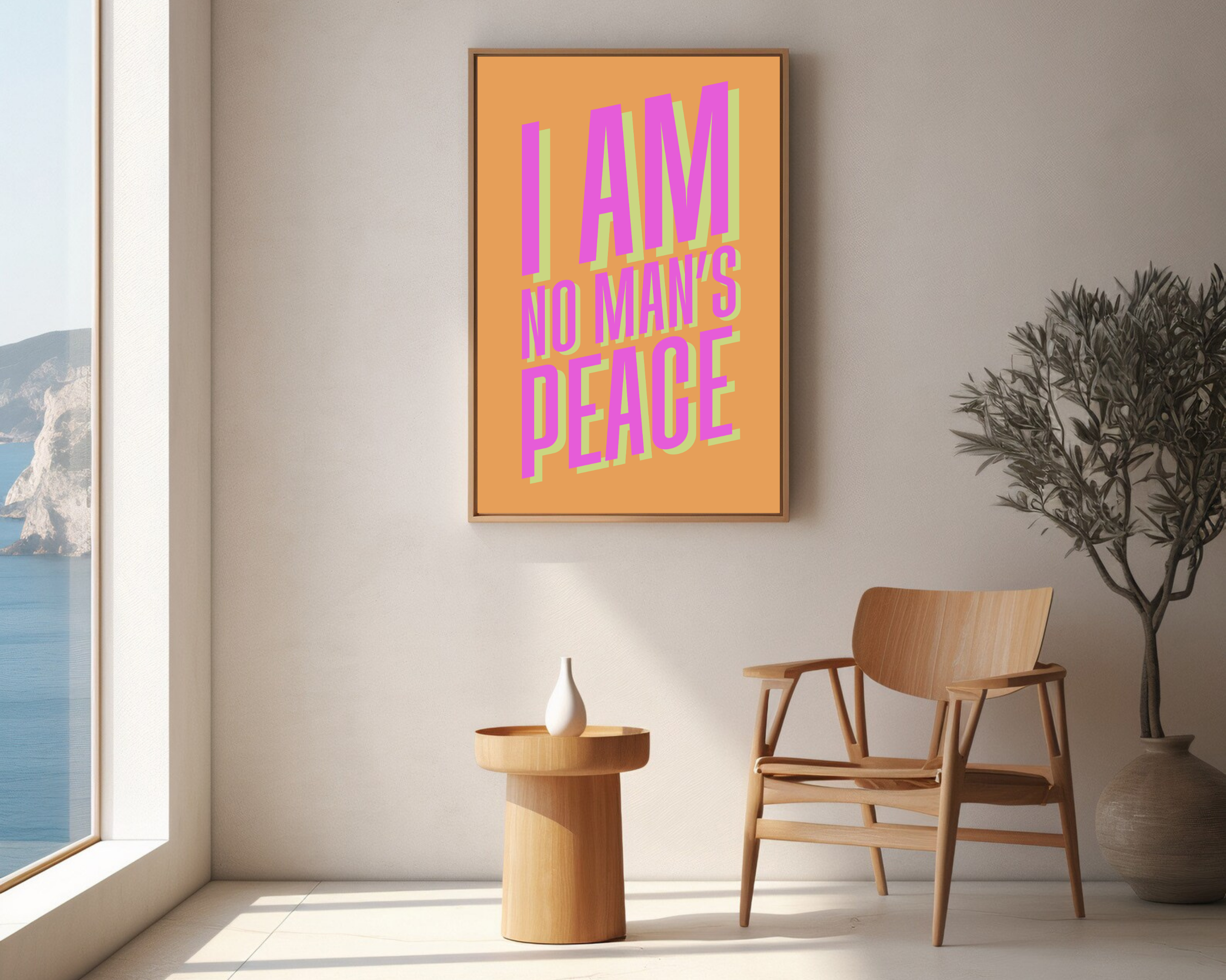 Olive Street Collective - Wholesale Art Print - I Am No Man's Peace Print28