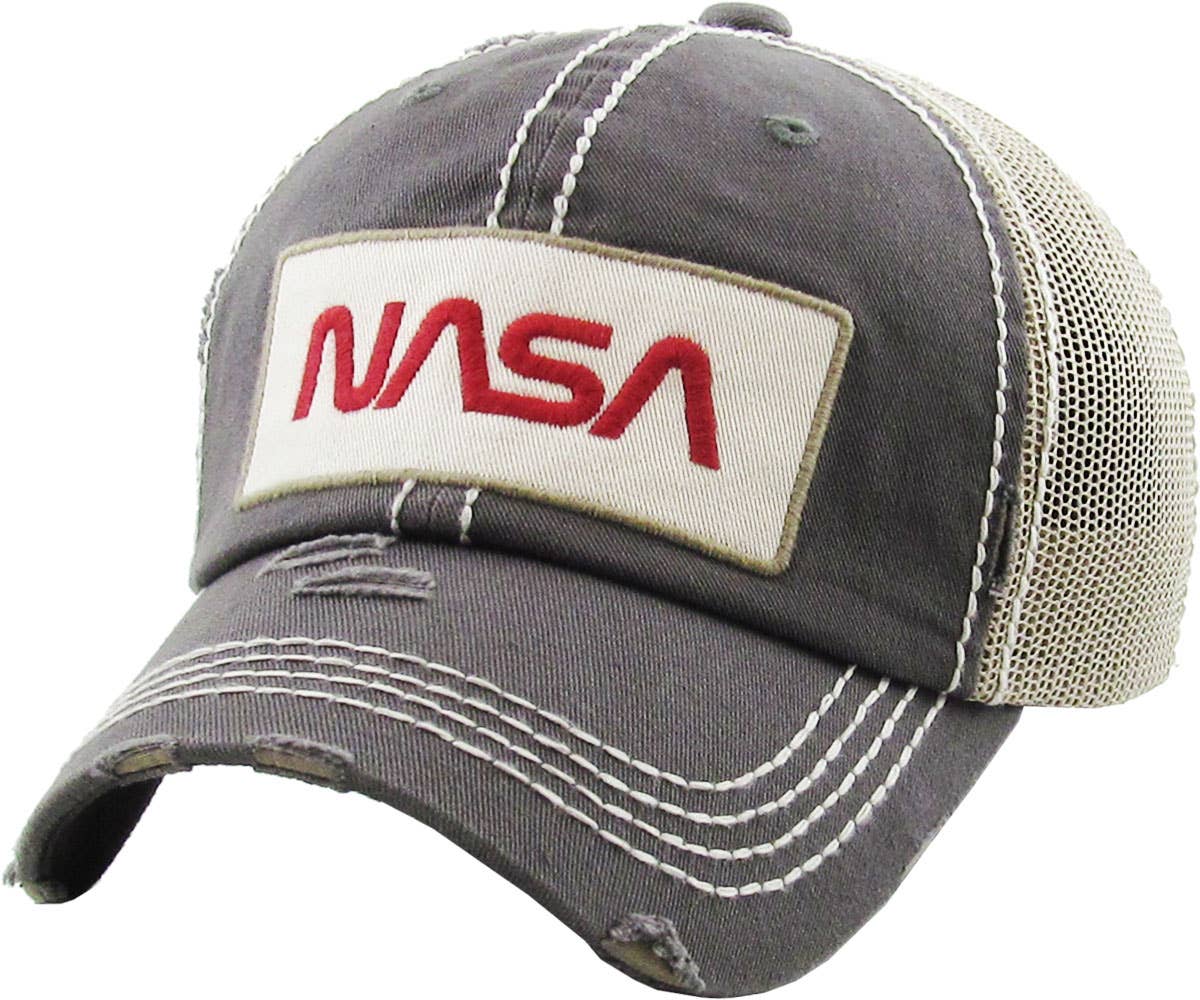 KBETHOS - Vente Casquette trucker – homme - Dos en maille vintage de la Nasa5