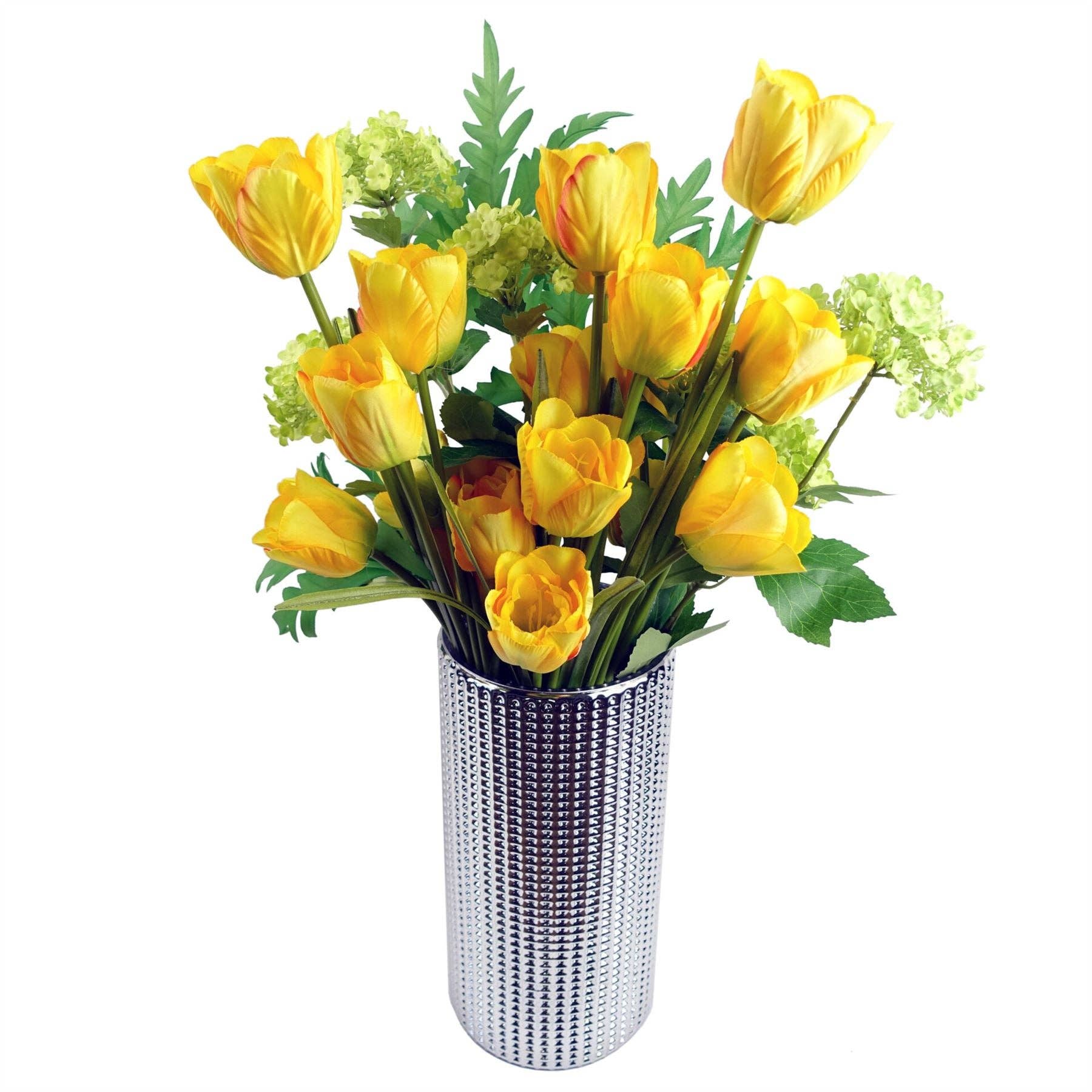 Leaf Design UK LTD – wholesale Artificial flowers – 80cm Artificial Tulip Yellow Stem3