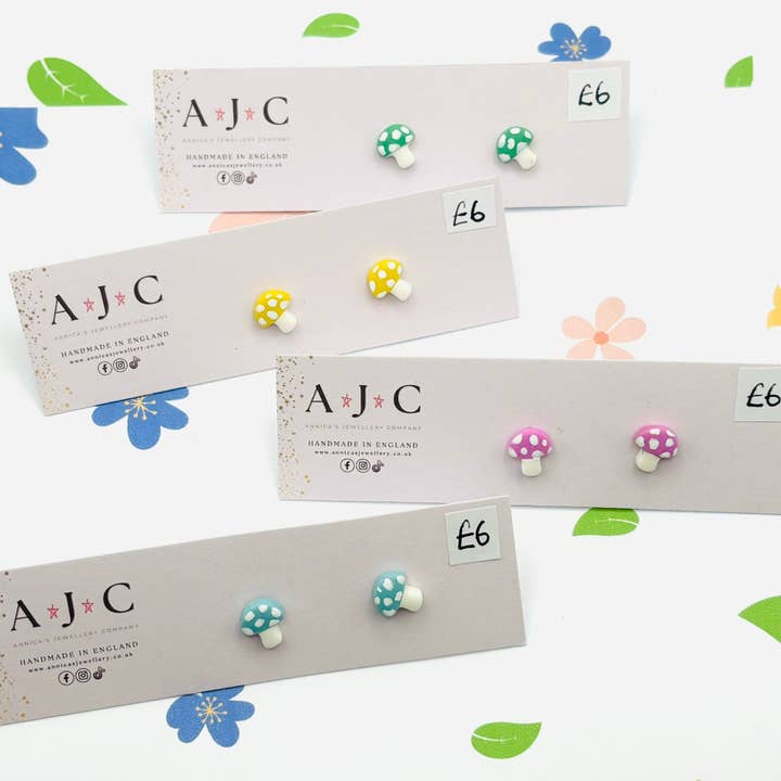 Micro Mushroom Stud for wholesale by Annica’s Jewellery Co