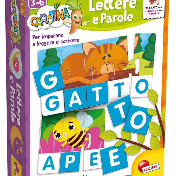 Carotina Plus Lettere E Parole per la vendita all'ingrosso da parte di Liscianigiochi IT