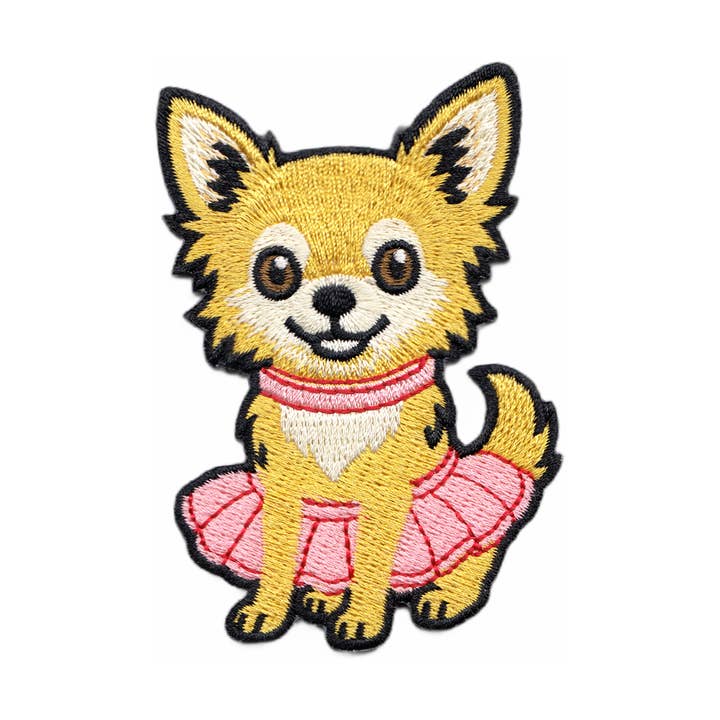 Square Deal Recordings & Supplies - Wholesale Patch - Patch - Dog - Sophie The Cute Pomeranian Chihuahua In Tutu