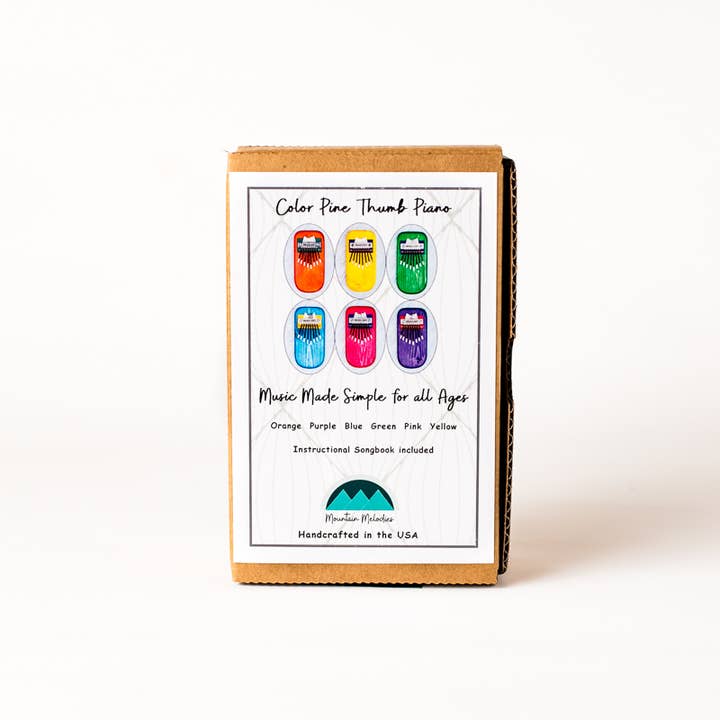 Mountain Melodies LLC - Wholesale Musical Instrument - Color Pine Thumb Piano7