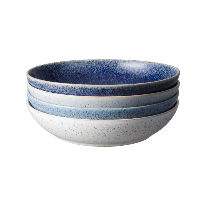 Denby - Wholesale Bowl - Studio Blue Set of 4 Pasta Bowls