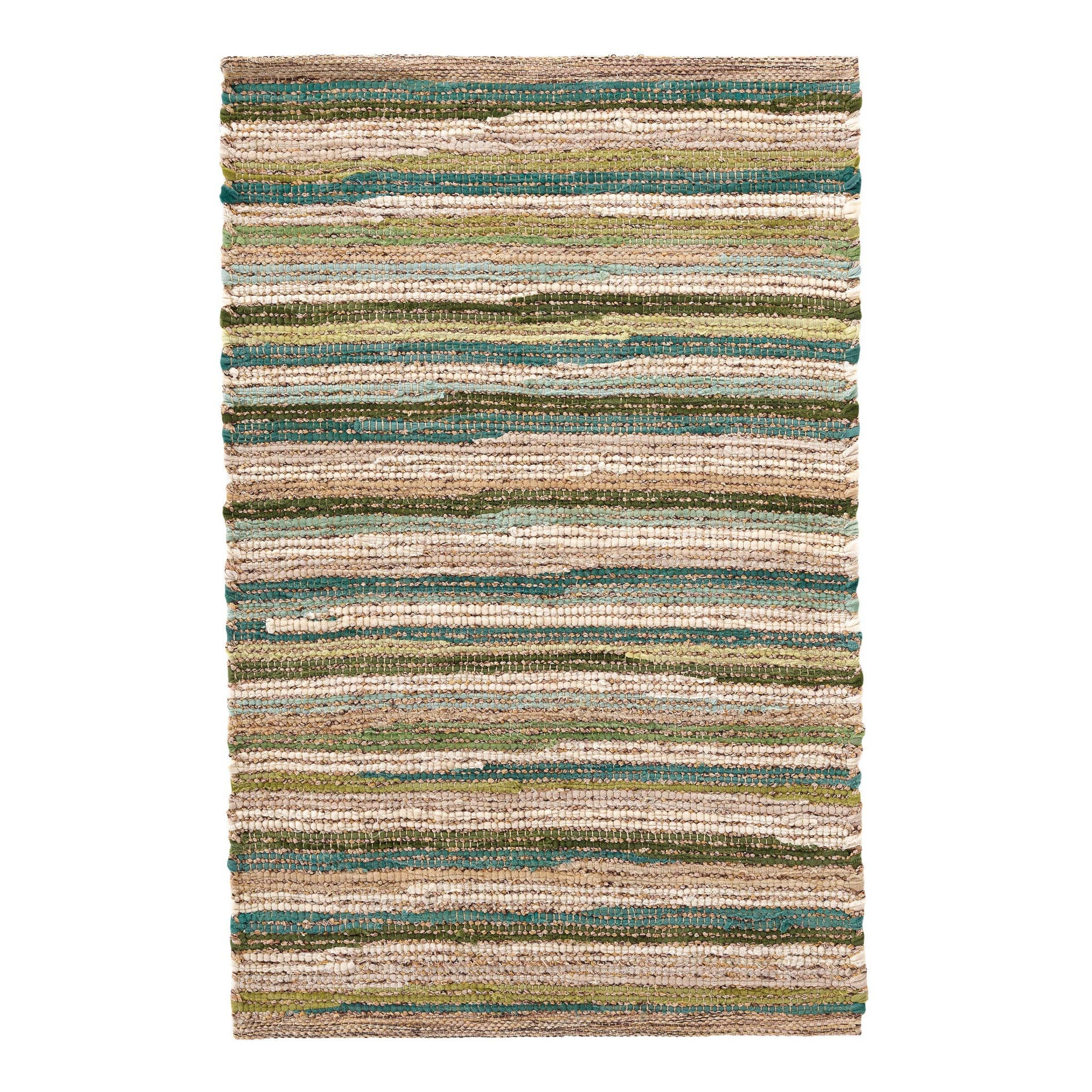 Annie Selke - Wholesale Area Rug - Francisco Handwoven Cotton Rug | Green0