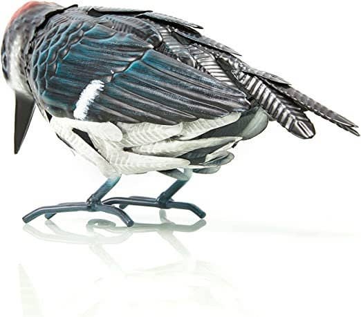 The Wine Savant /  Khen Glassware - Wholesale Sculpture - Metal Woodpecker Bird Figurine 7" Lawn Decor 6