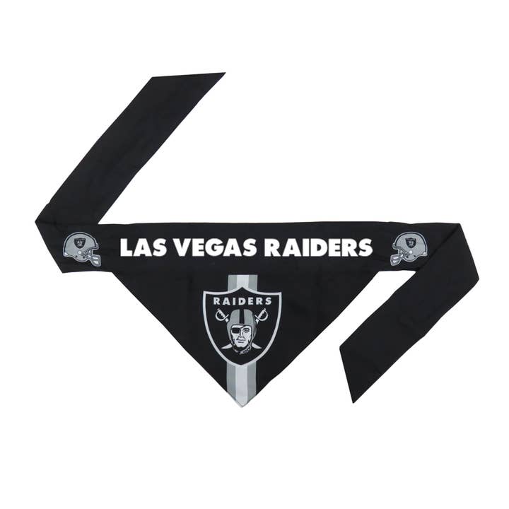 Las Vegas Raiders Reversible Pet Bandana for Dogs and Cats for wholesale by Little Earth Productions