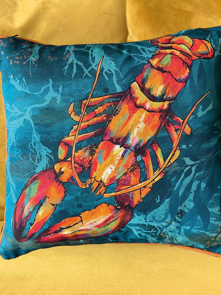 Almofada Lagosta (APENAS CAPA) por atacado de Dollyhotdogs