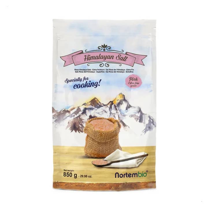 Himalayan Pink Salt 850 G. Extra Fine. 100% Natural for wholesale by NORTEM BIOTECHNOLOGY GROUP