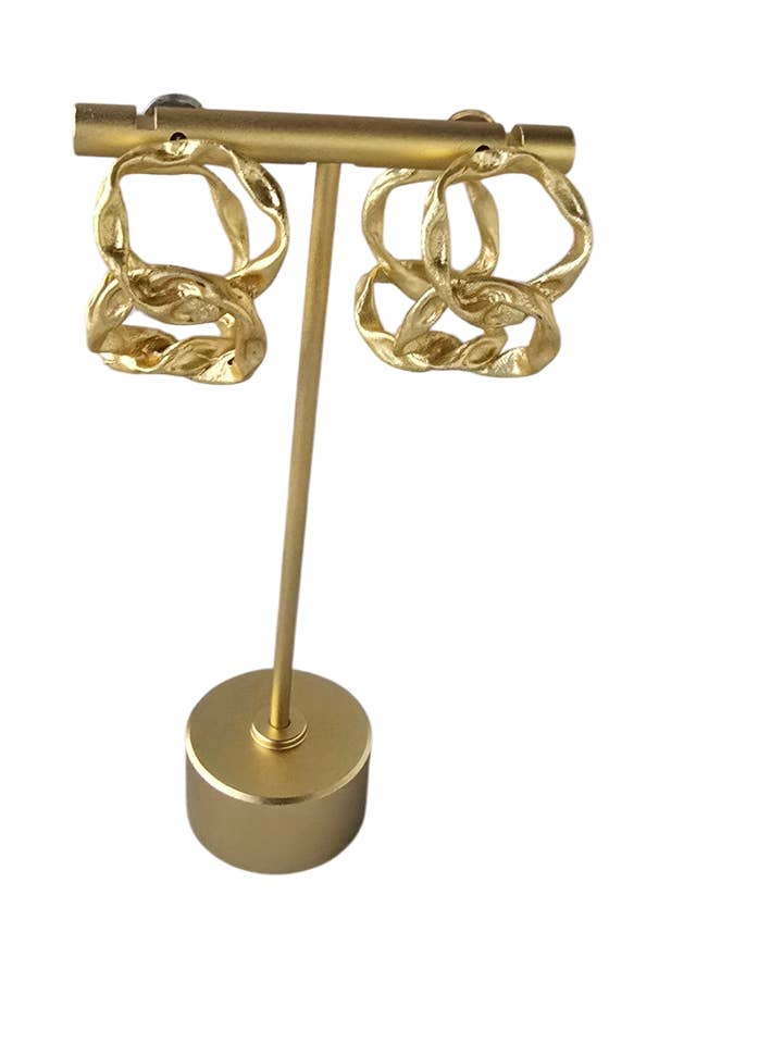 Baguette Hoop Earrings for wholesale by A.C. Religious & Jewelry INC