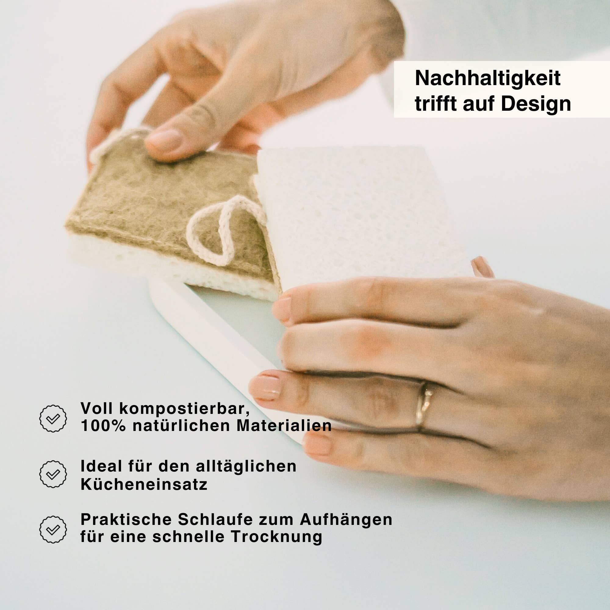 nordesign - Wholesale Cleaning Sponge - Scouring pad (set of 2) 3