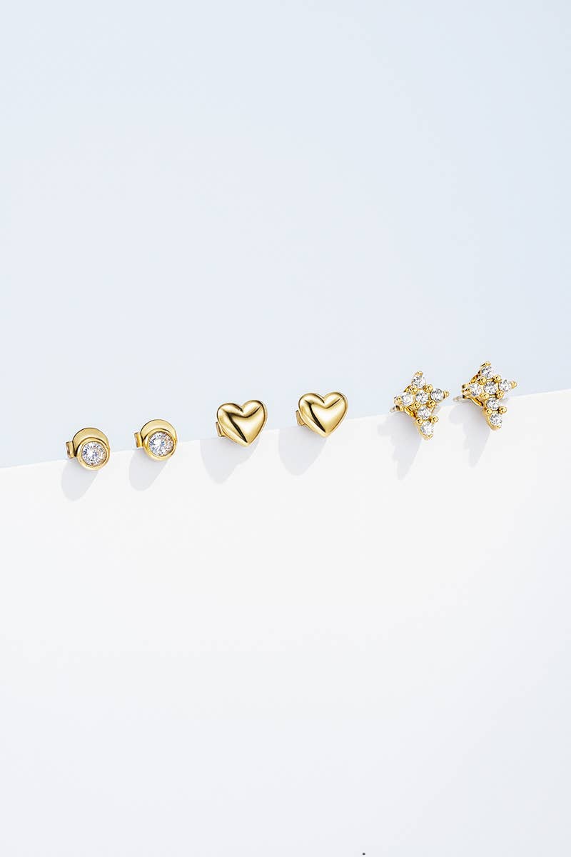 BYREN | ÉLINE L'ATELIER - Wholesale Dangle Earrings - Stainless steel earrings 124AQ4300