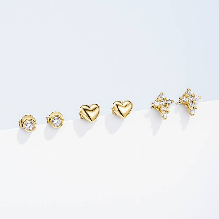 BYREN | ÉLINE L'ATELIER - Wholesale Dangle Earrings - Stainless steel earrings 124AQ4300