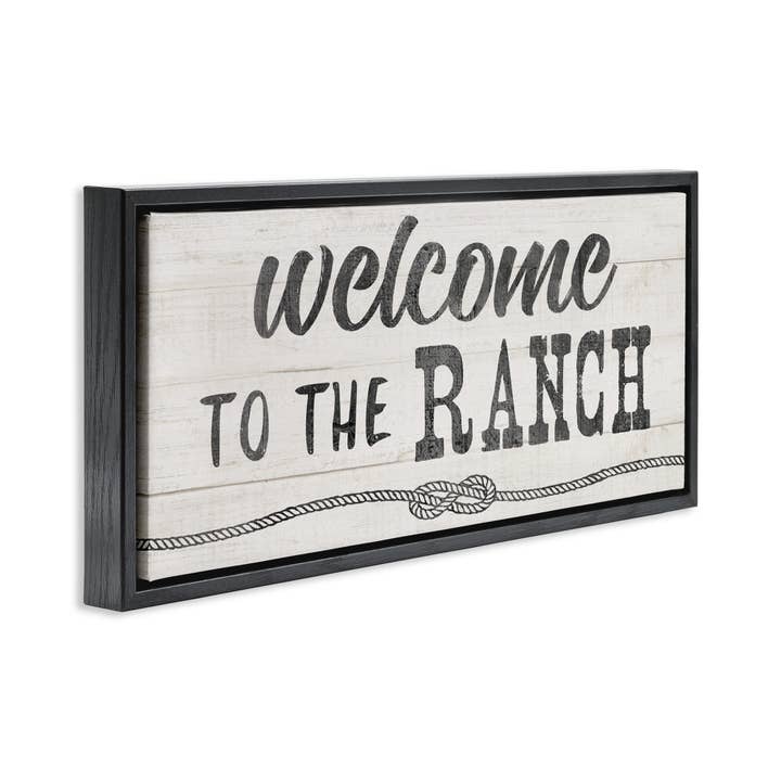 Stupell Industries - Wholesale Wall Sign - Welcome to the Ranch - Framed Wall Art27