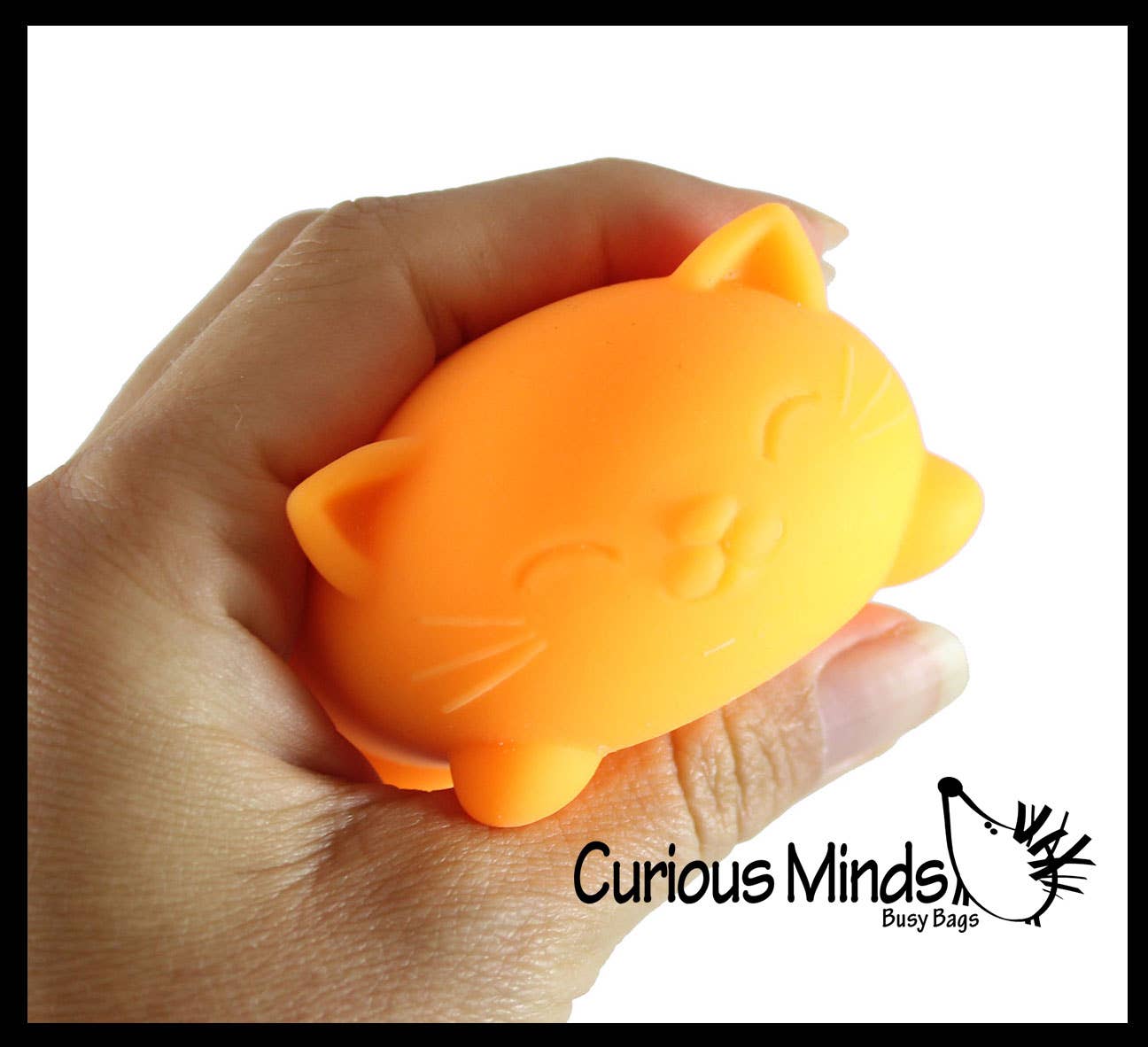 Curious Minds Toys - Wholesale Squishy Toy - Kids & Baby - 1 Cat Nee Doh Soft Fluff- Filled Squeeze Stress Ball2