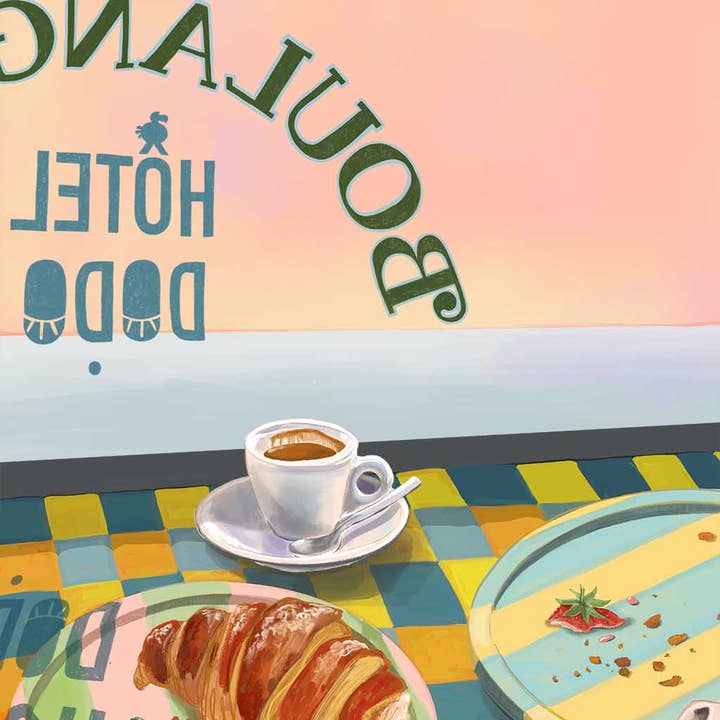 Boulangerie Oui, Oui Konsttryck för wholesale av Diedododa