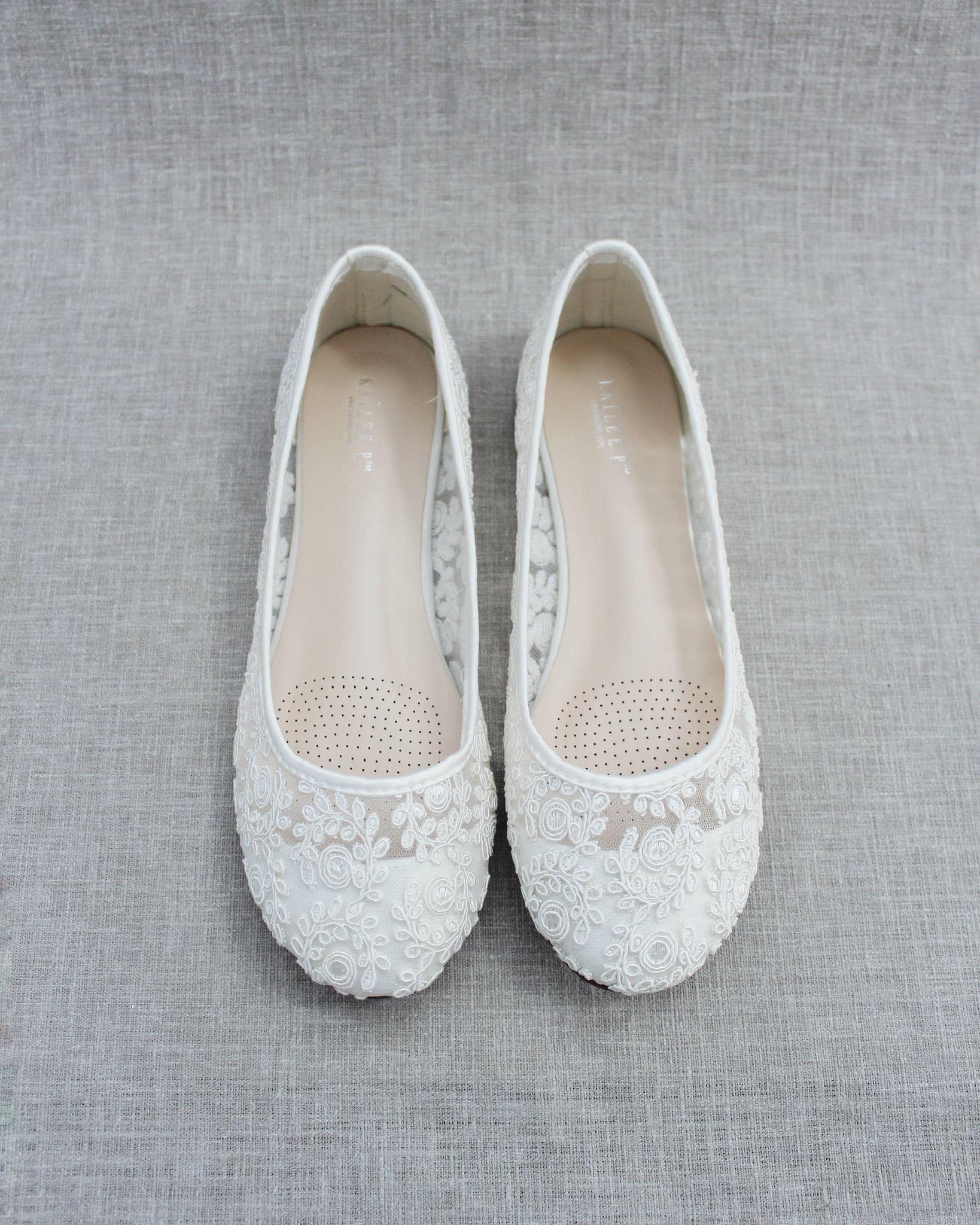 Kailee P. - Wholesale Flats - Women's - Crochet Lace Ballet Flats5
