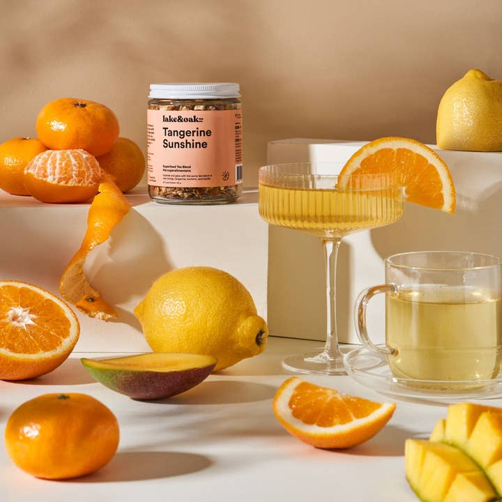 Lake & Oak Tea Co. - Wholesale Loose Tea - Tangerine Sunshine - Superfood Tea Blend